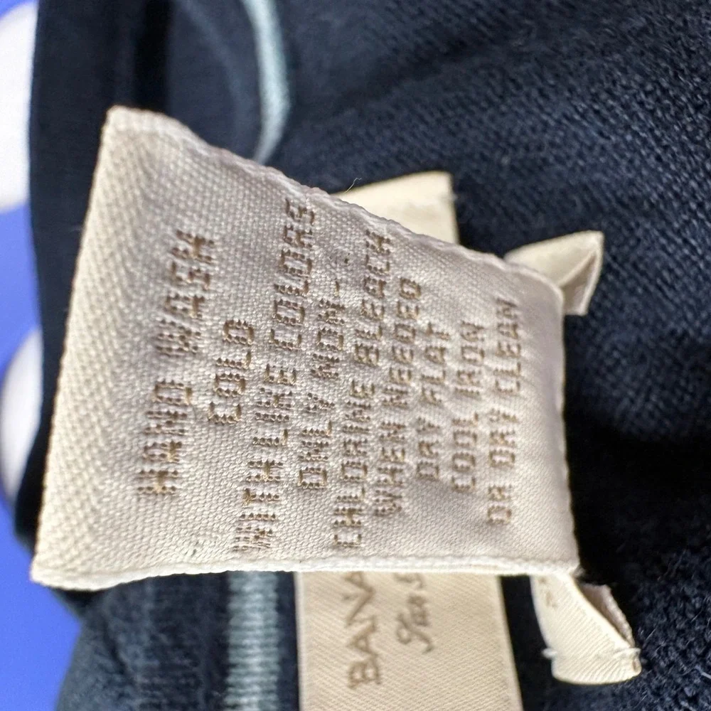 Banana Republic Mens XL Navy Blue Silk Cashmere Crewneck Sweater 525913-04